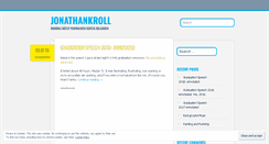 Desktop Screenshot of jonathankroll.org
